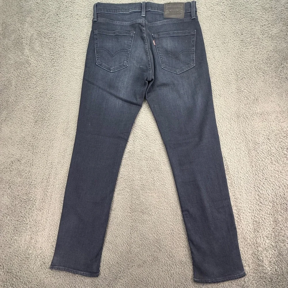 Levi's 541 Athletic Taper Jeans Big E Mens‎ 32x32 Dark Blue Wash Stretch Denim